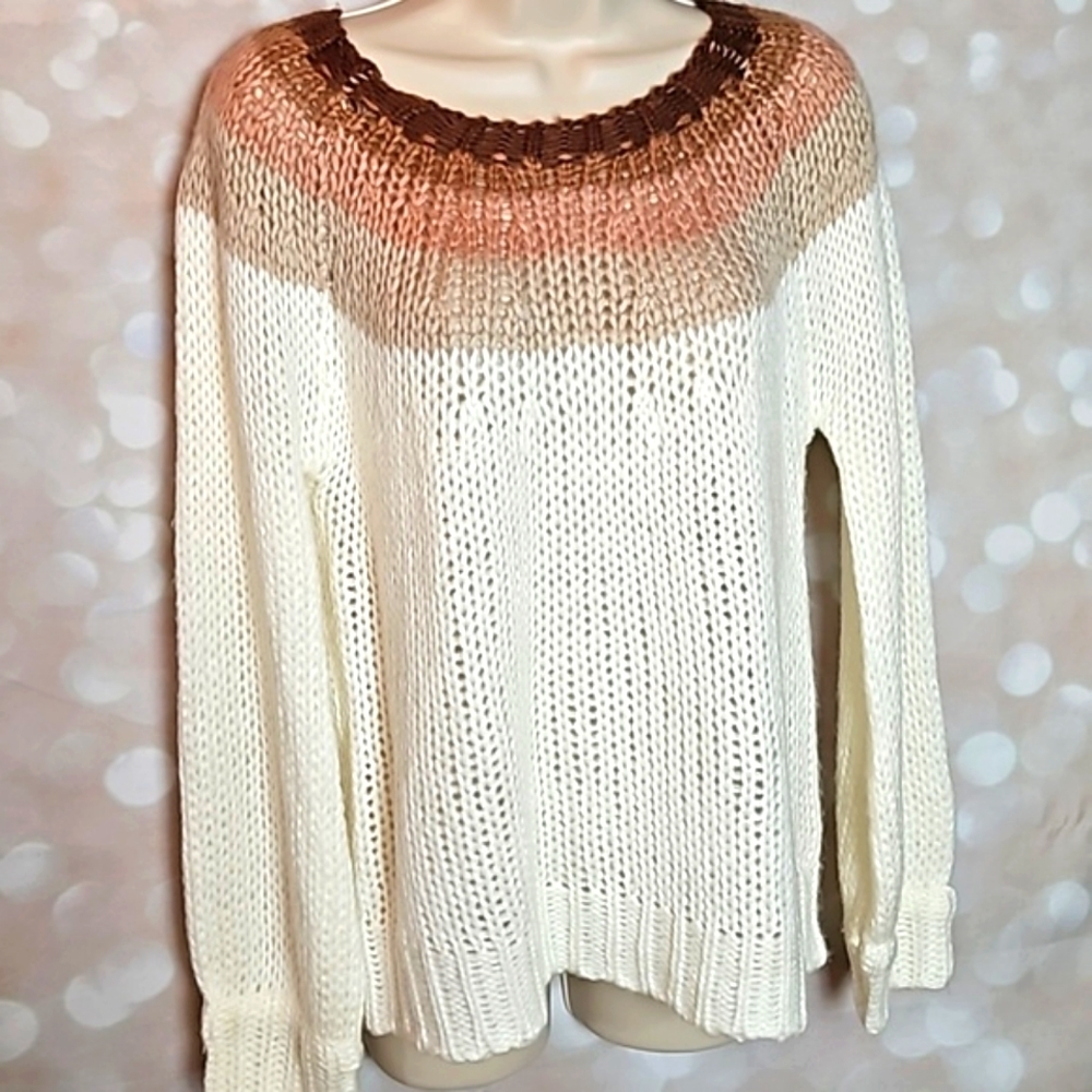 Lola | Scoop Neck Soft Acrylic Sweater Autumn Colors